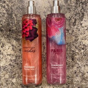 Bath & Body Works shimmer mist